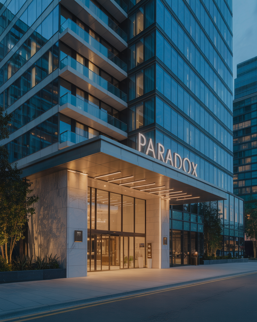 Paradox Hotels brand project by Evolve Branding
